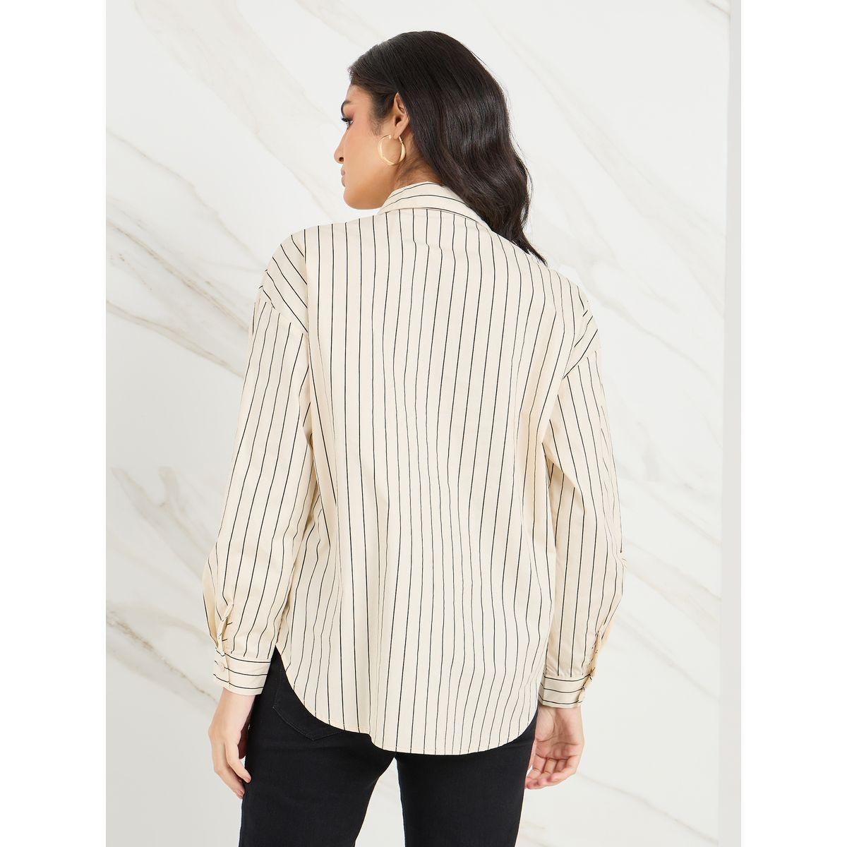 Styli Pinstripe Oversized Longline Shirt-women-clothing-shirtsandblouses-shirts-image-5