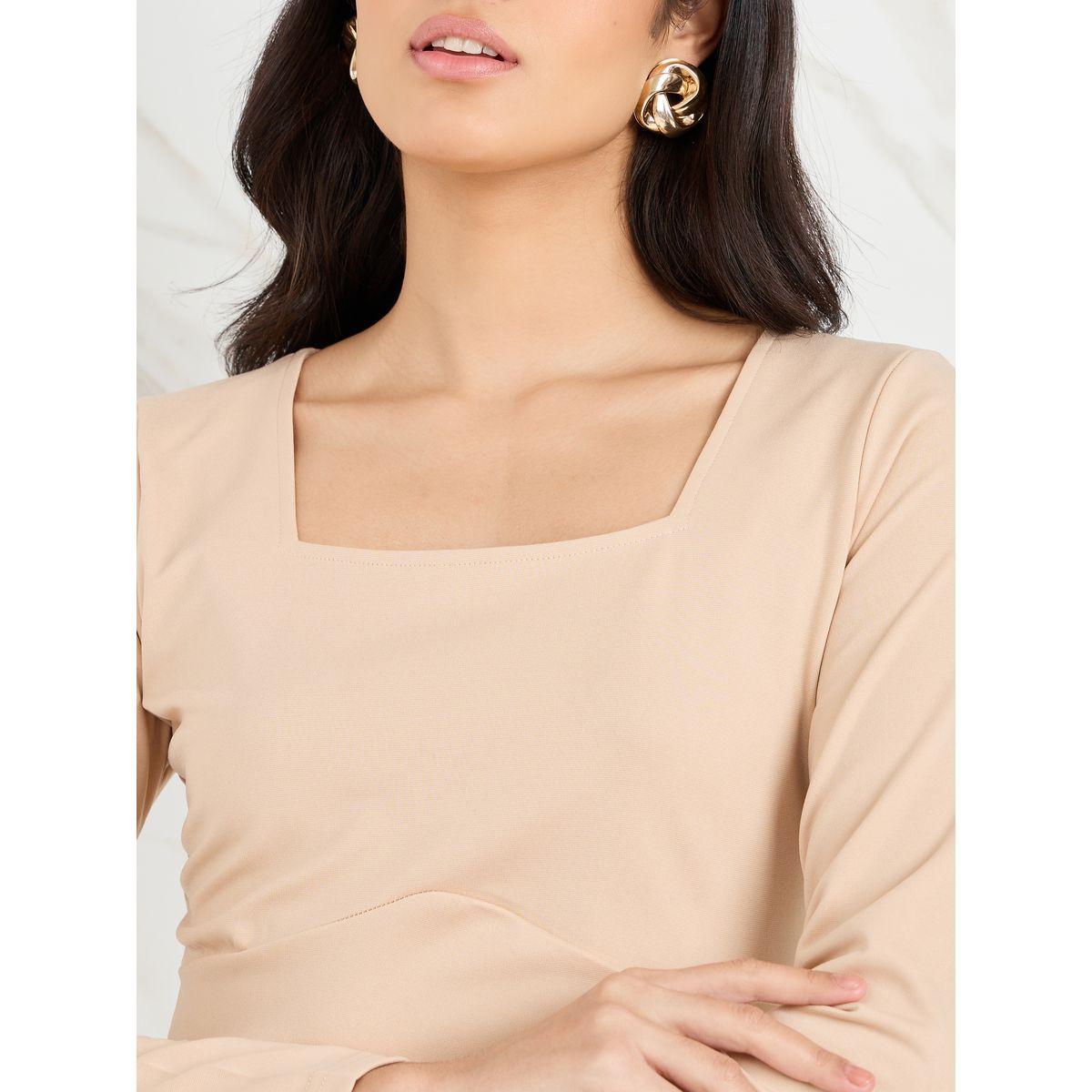 Styli Square Neck Fitted Knit Top-women-clothing-shirtsandblouses-blouses-image-4