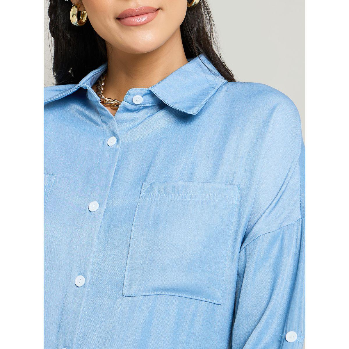 Styli Long Sleeve Button Up Longline Shirt-women-clothing-shirtsandblouses-shirts-image-3