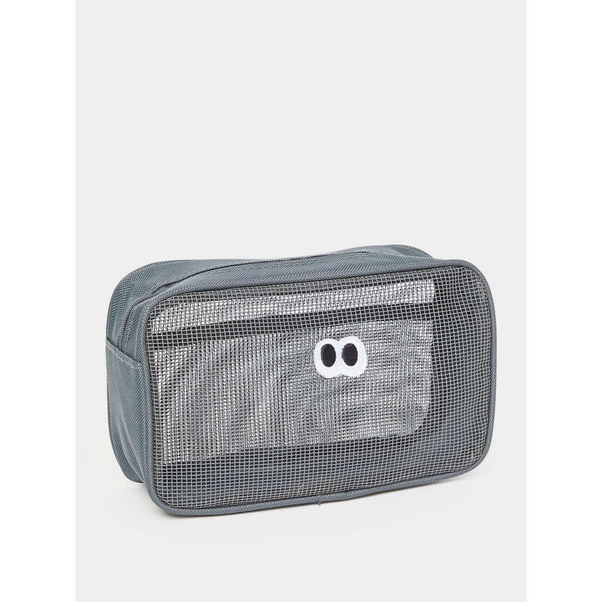 Styli Embroidered Detail Zip Wash Bag-travel-accessories-image-1