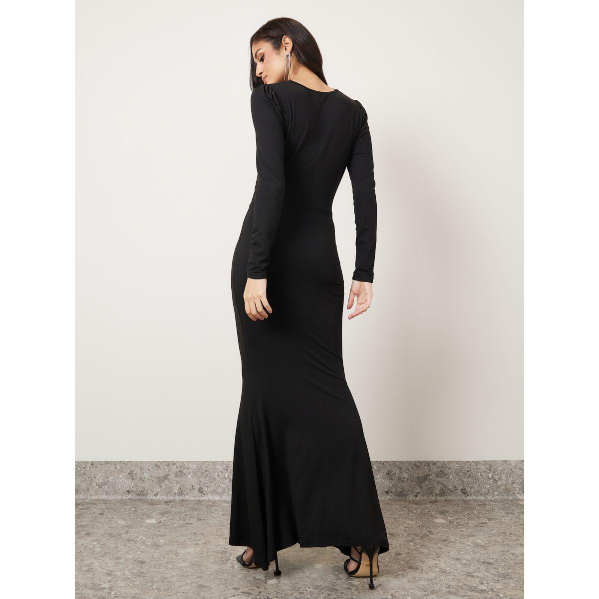 Styli Cowl Neck Sheath Maxi Dress-women-clothing-dresses-image-4