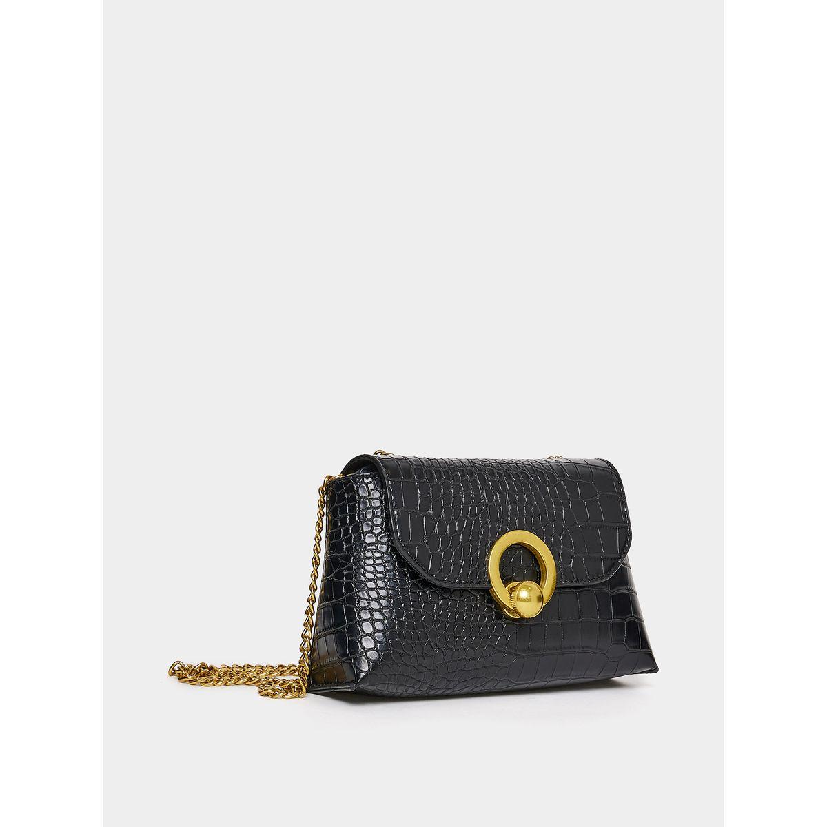 Styli Croc Skin Envelope Shape Bag-women-bagsandwallets-handbags-image-1