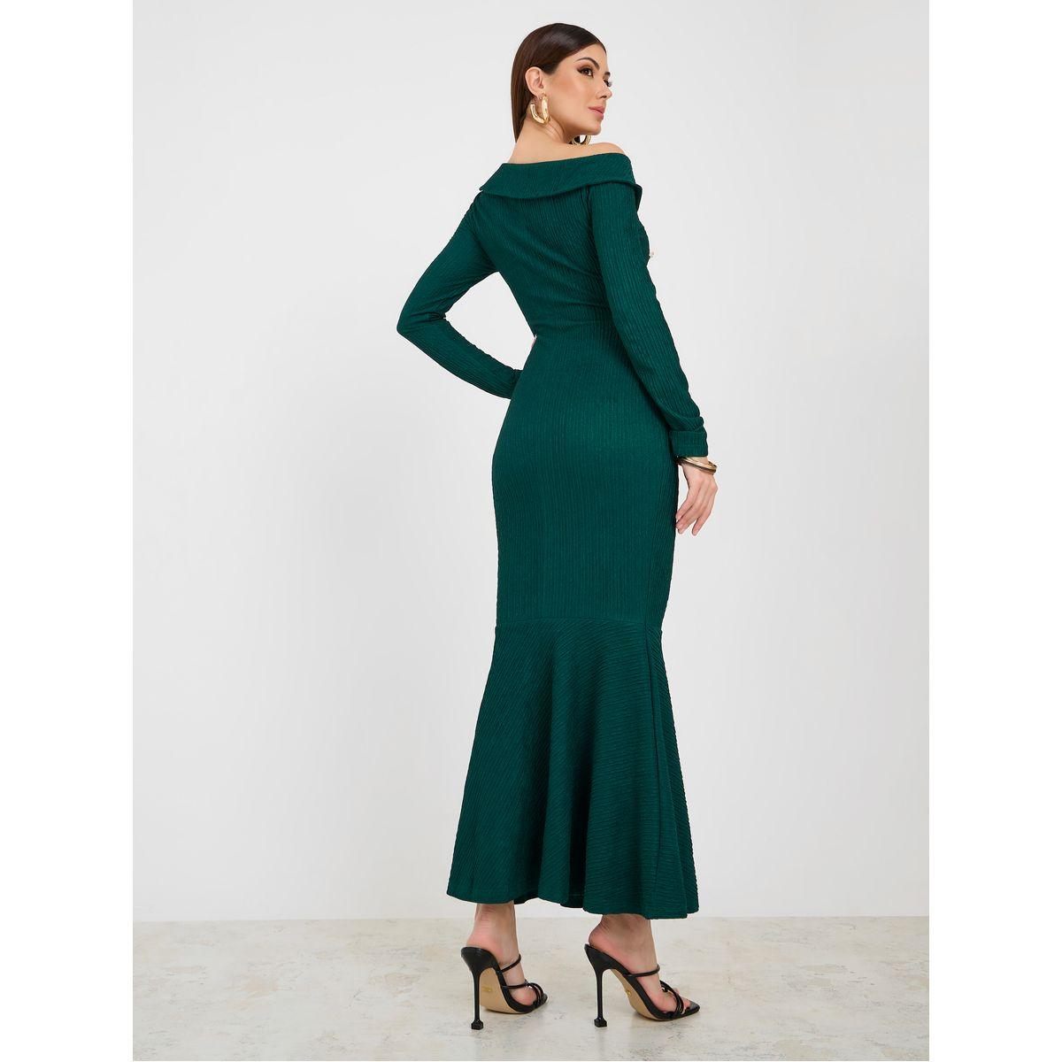 Styli Asymmetric Neck Mermaid Hem Maxi Dress-women-clothing-dresses-image-4