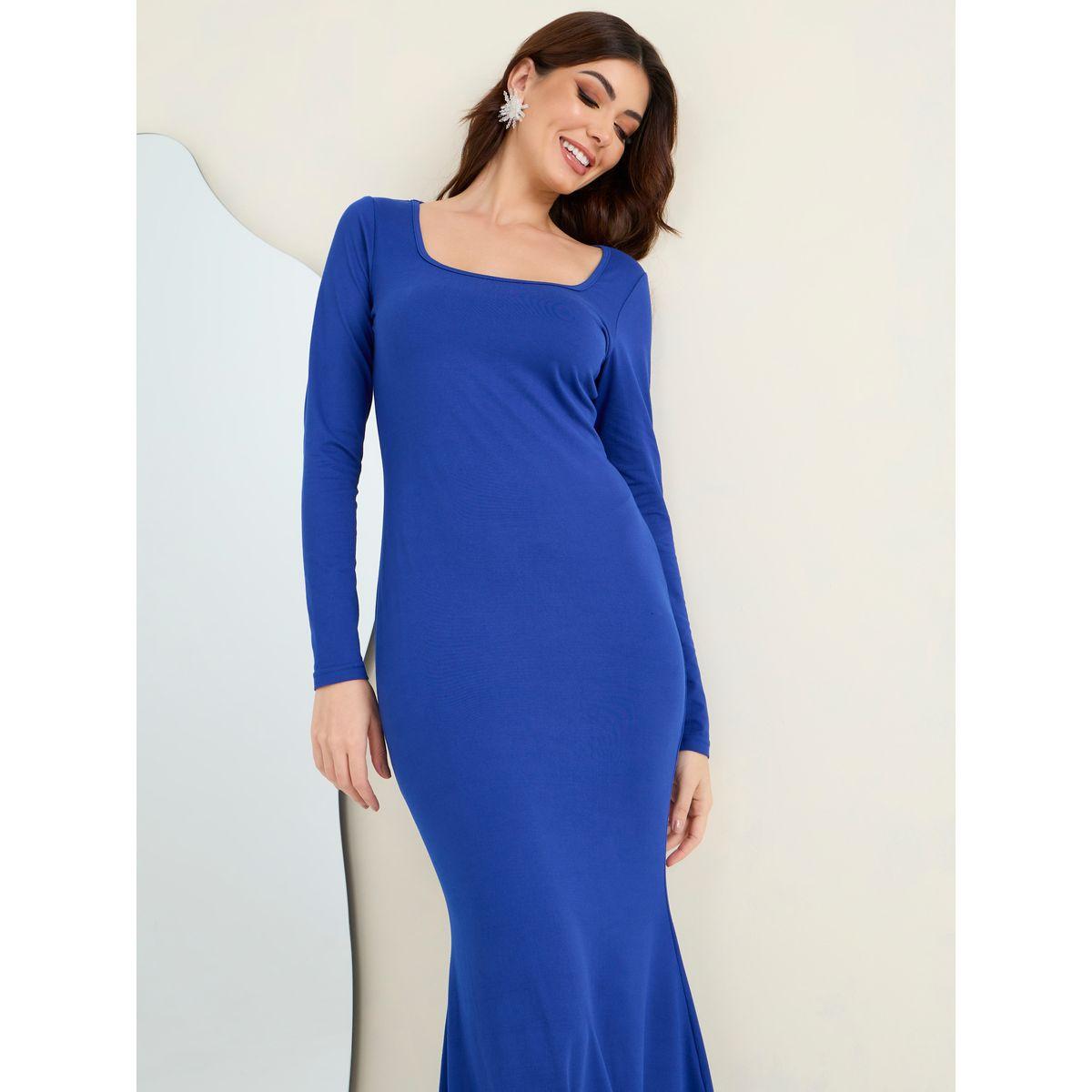 فستان طويل بياقة واسعة-women-clothing-dresses-image-2