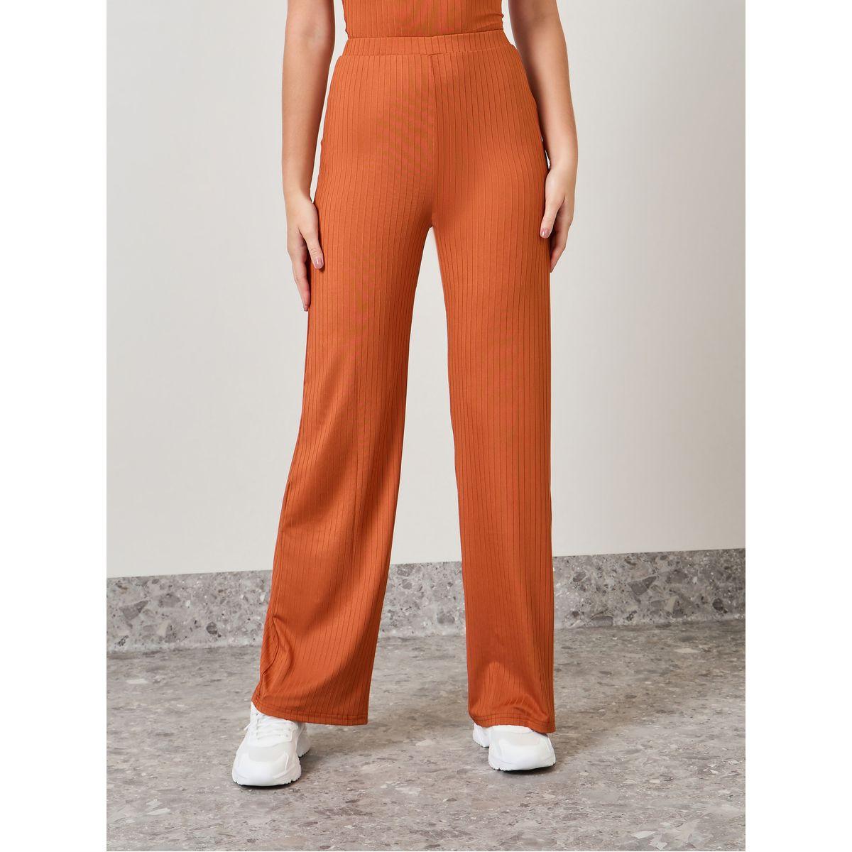 Styli Set of 3 - Textured Rib Cami, Kimono & Pants-women-clothing-coordsets-image-4