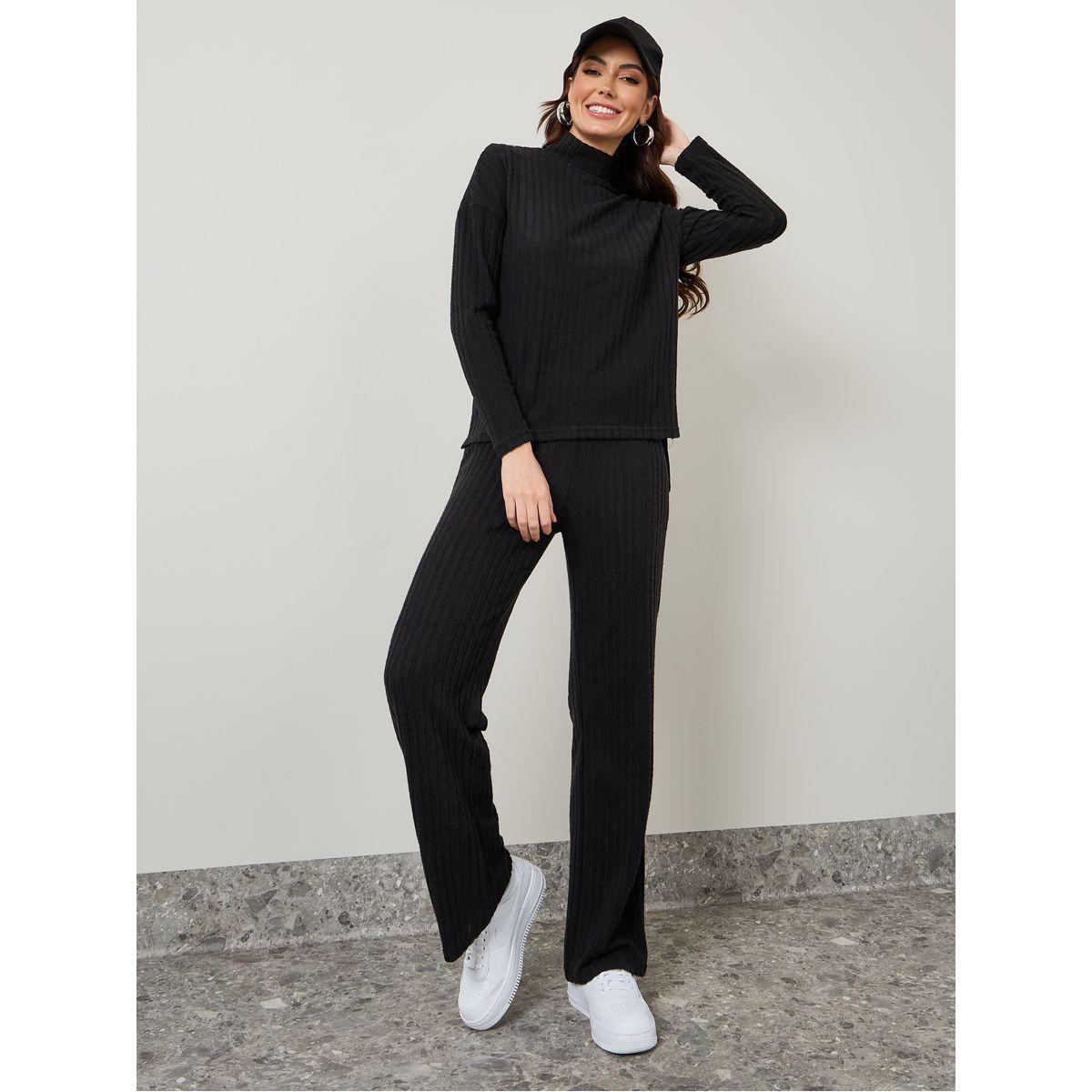 طقم منسق من ( بنطال + بلوزة )-women-clothing-coordsets-image-2
