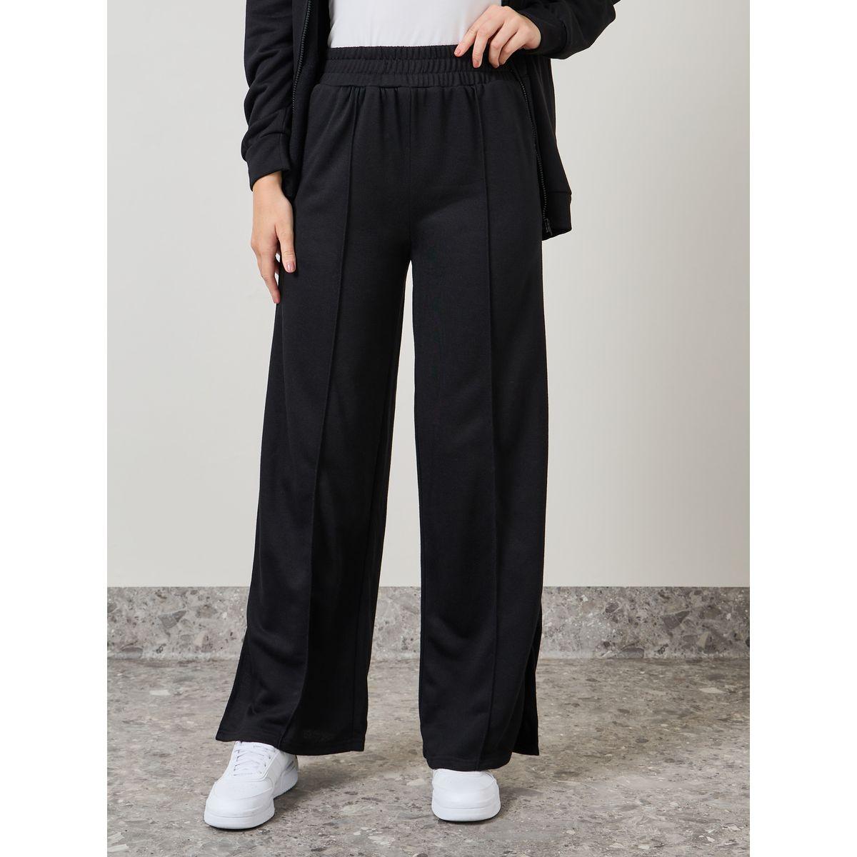 Styli Oversized Zip Through Hoodie & Wide Leg Jogger Co-Ords-women-clothing-coordsets-image-4