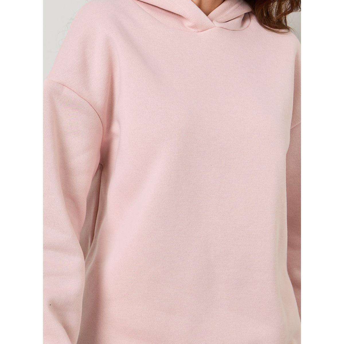 Styli Solid Oversized Hoodie & Joggers Co-Ords-women-clothing-coordsets-image-3