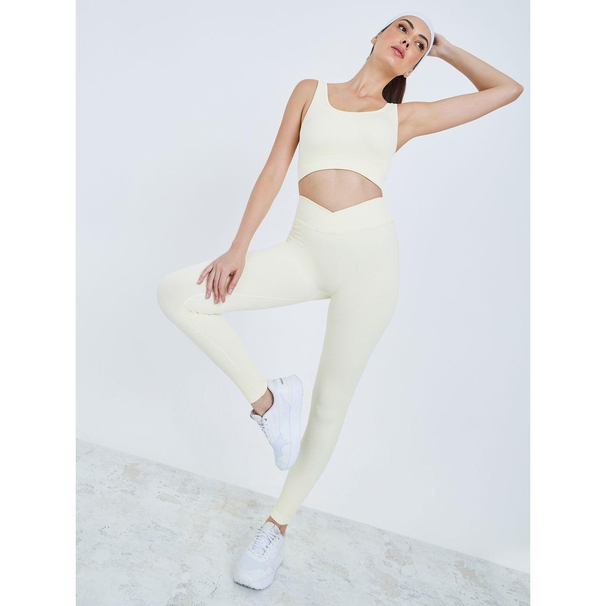 مجموعة من ( ليقنز رياضي + صدرية رياضية )-sports-women-clothing-trackpantsandtracksuits-image-1