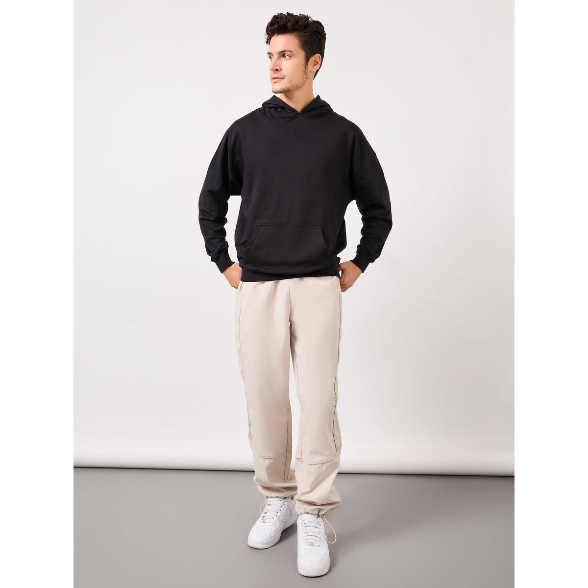 Styli Back Slogan Print Fleece Oversized Hoodie-men-winterwear-hoodiesandsweatshirts-image-2