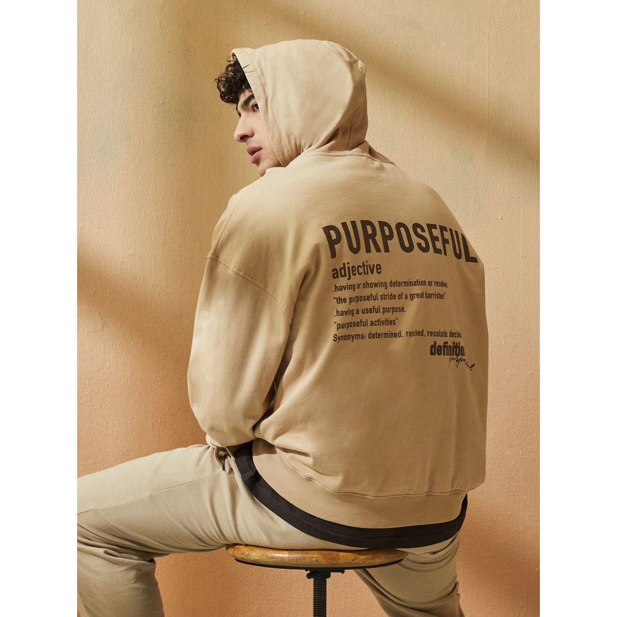 Styli Back Slogan Print Oversized Fleece Hoodie-men-winterwear-hoodiesandsweatshirts-image-1