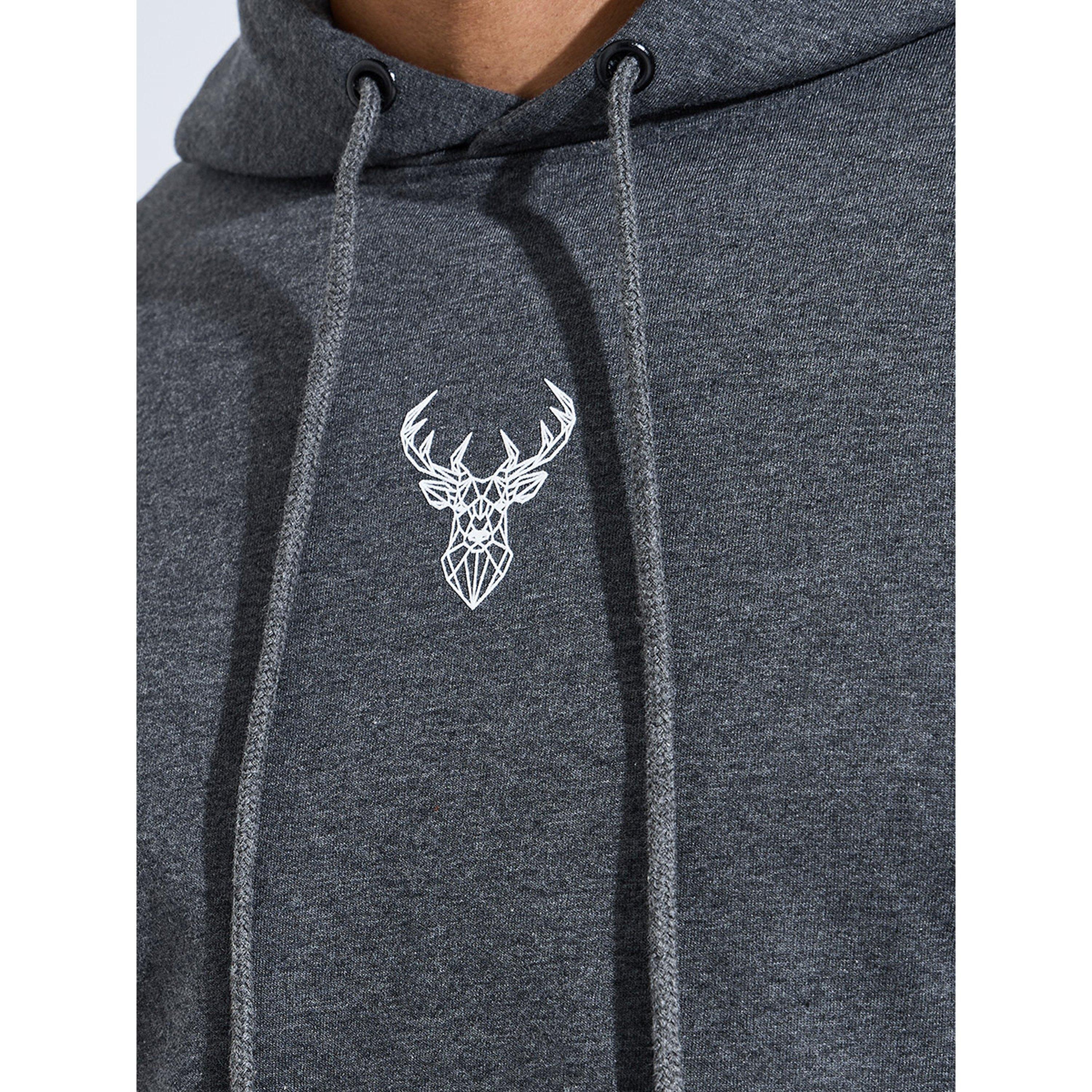 هودي صوف بقصة مريحة وطبعة اتش دي بتصميم بسيط-men-winterwear-hoodiesandsweatshirts-image-6
