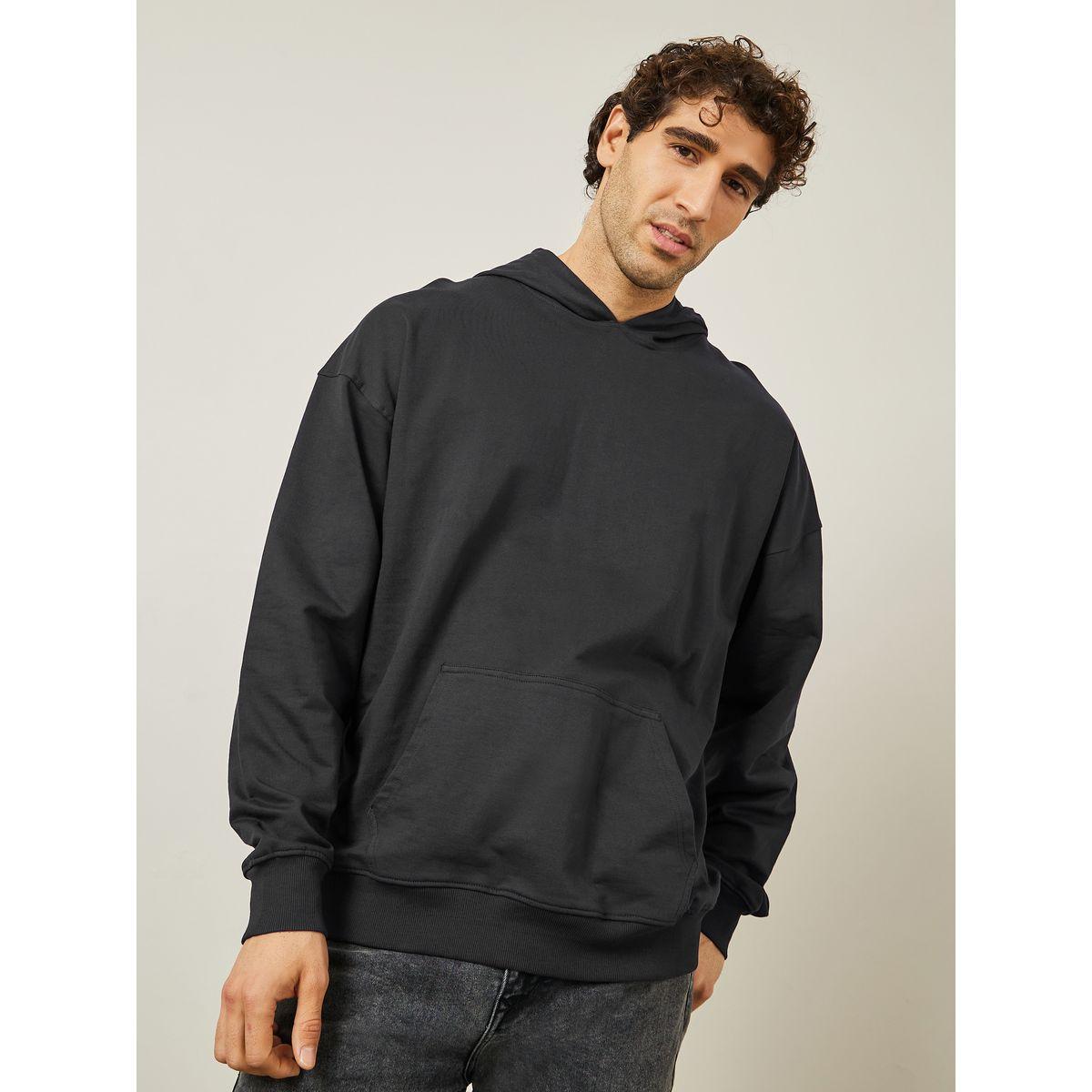 Styli Back Slogan Print Terry  Oversized Hoodie-men-winterwear-hoodiesandsweatshirts-image-3