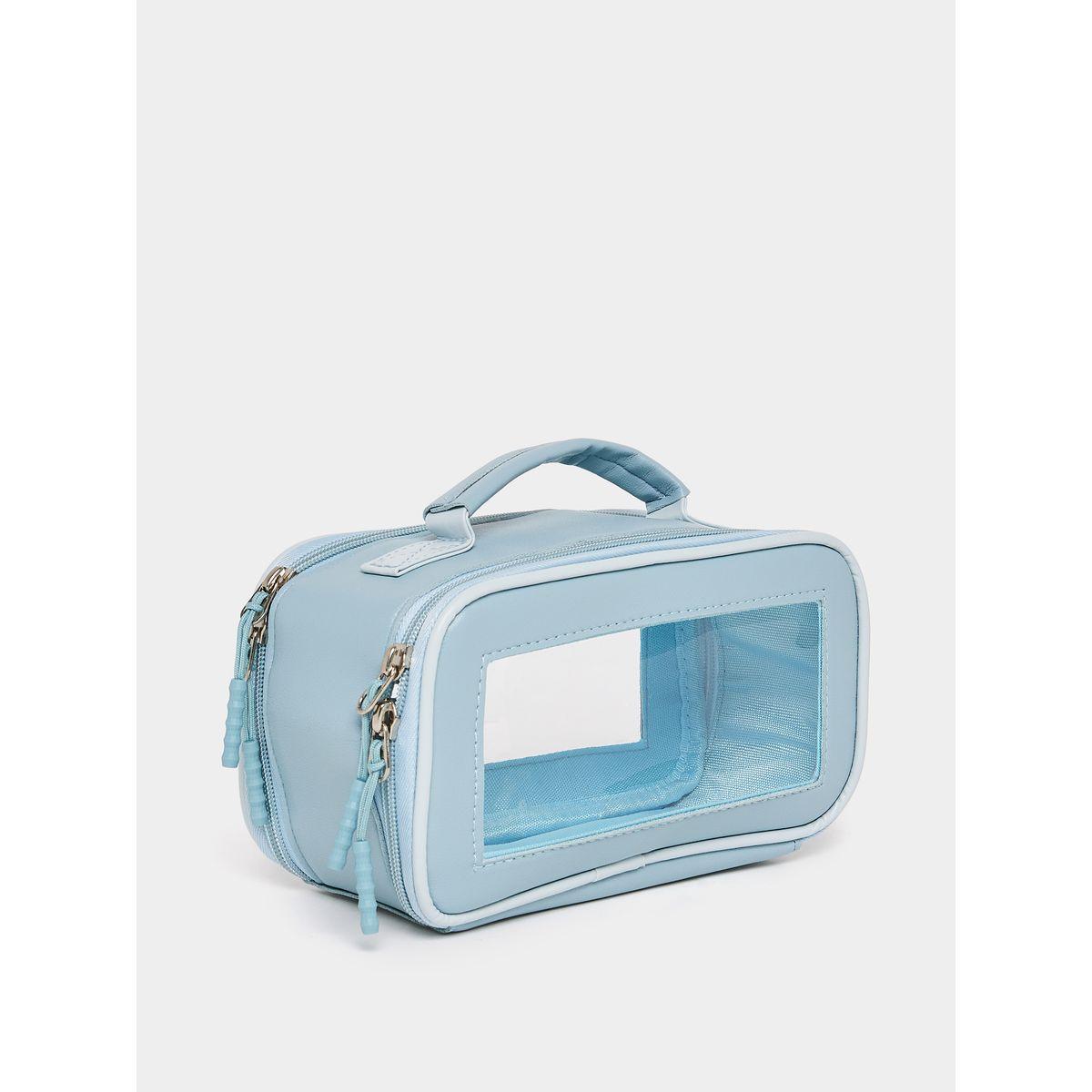شنطة أدوات تجميل بتفاصيل شفافة-travel-accessories-image-1