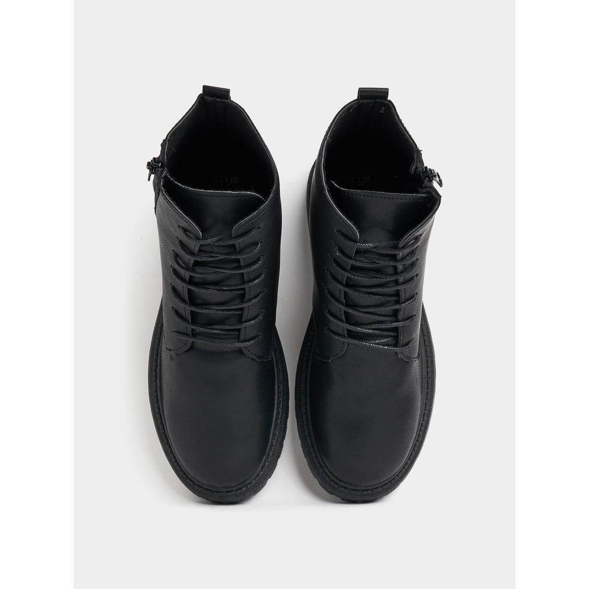 Styli Zip Detail Ankle Length Chelsea Boots-women-shoes-boots-image-5