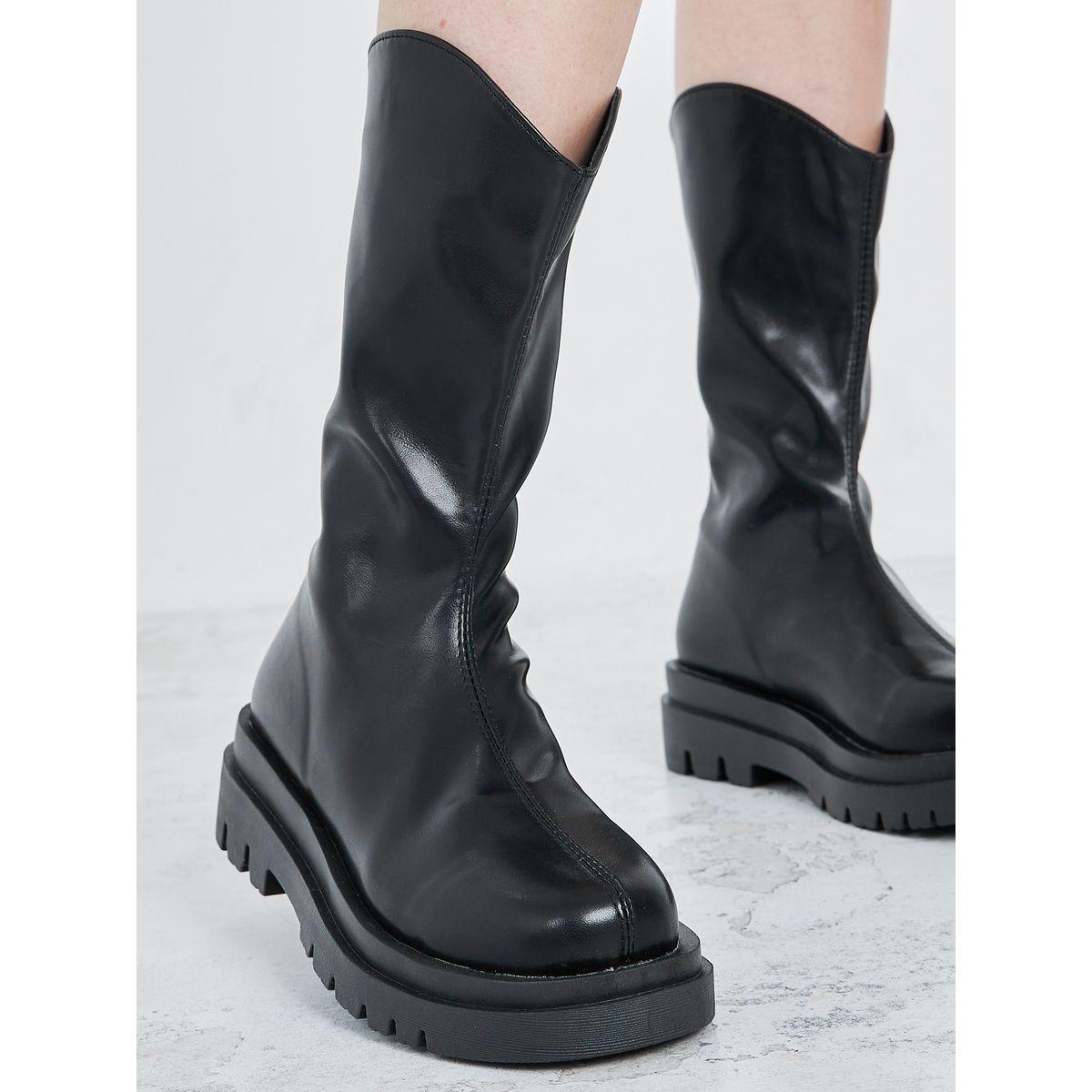بوت برقبة طويلة وكعب منخفض-women-shoes-boots-image-1