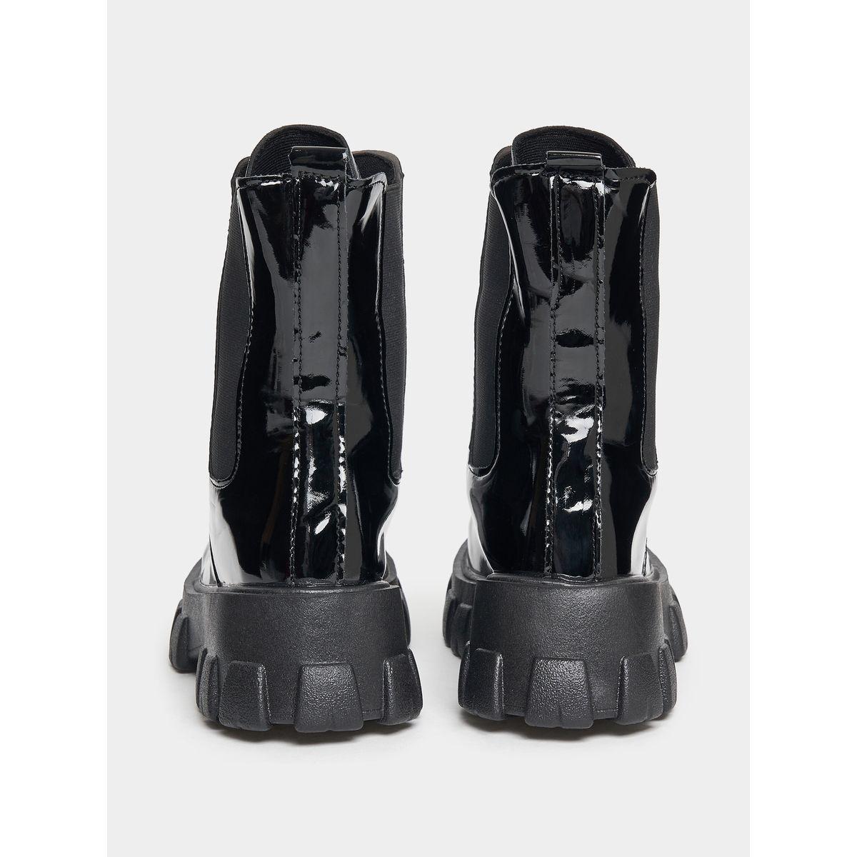 Styli High Top Lace Up Ankle Length Boots-women-shoes-boots-image-4