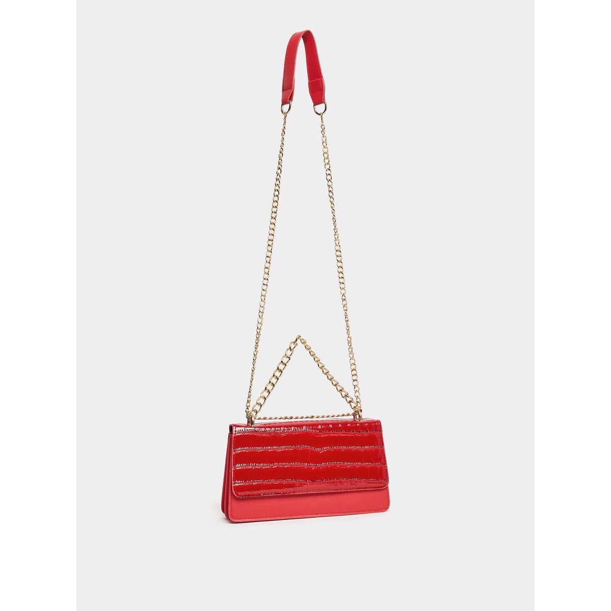 Styli Croc Skin Shoulder Bag-women-bagsandwallets-handbags-image-1