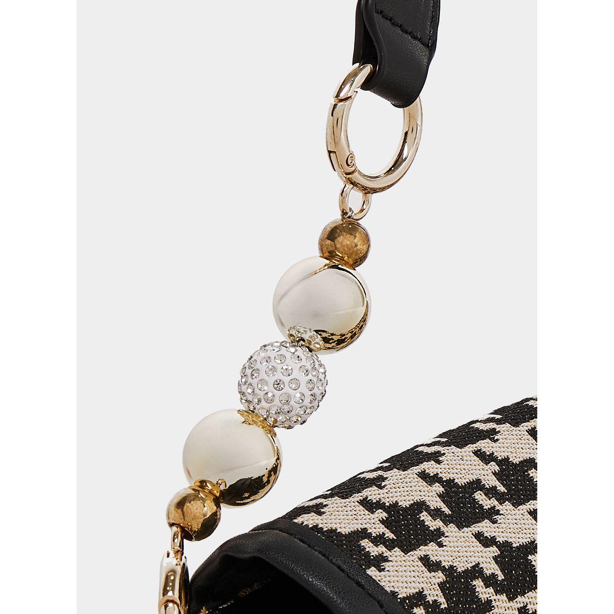 Styli Houndstooth Pattern Shoulder Bag-women-bagsandwallets-handbags-image-3