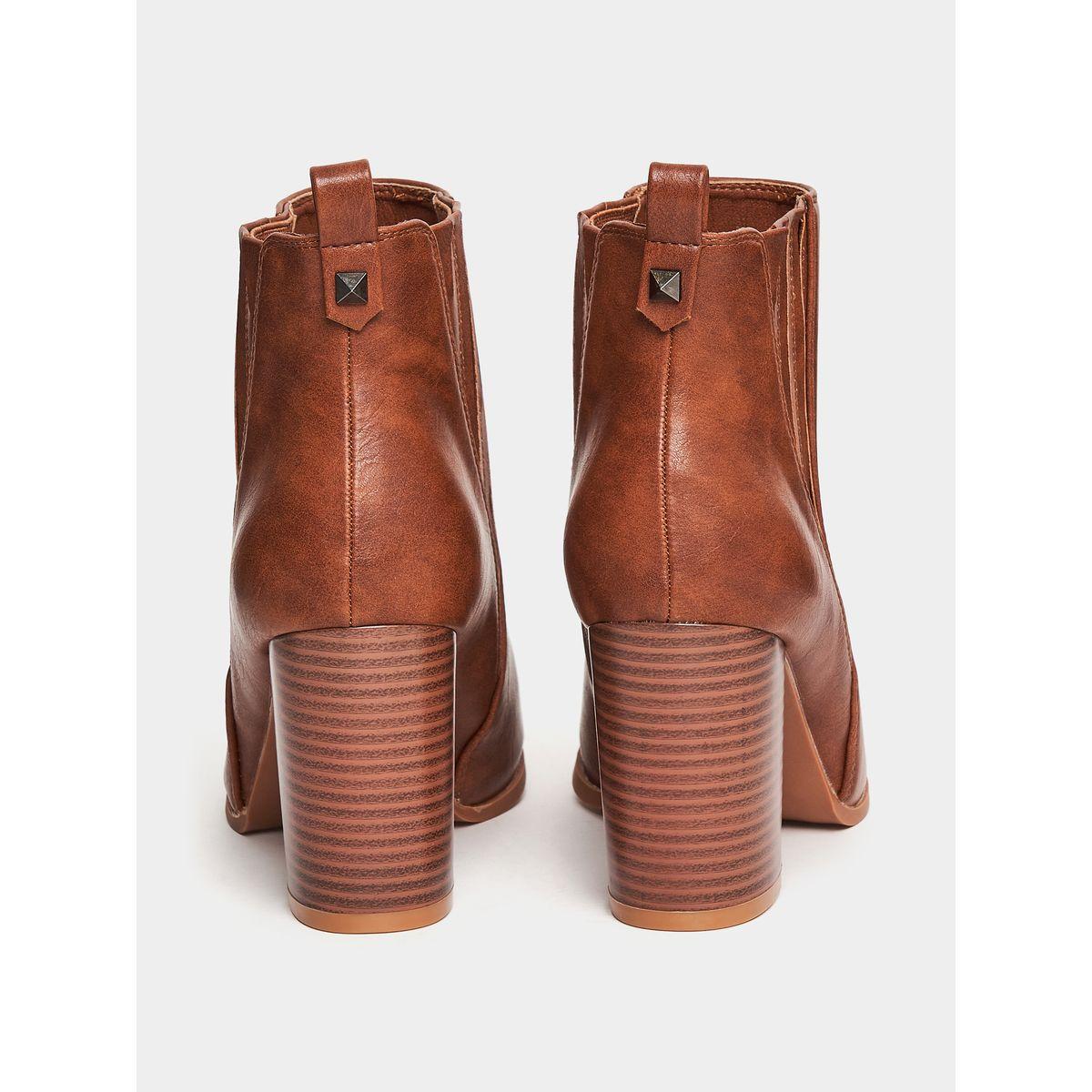 Styli Pointed Toe Block Heel Boots-women-shoes-boots-image-4