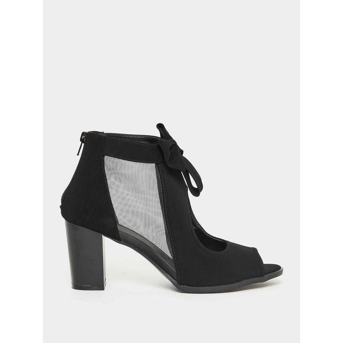 Styli Bow Embellished Block Heel Sandals-women-shoes-heels-image-2