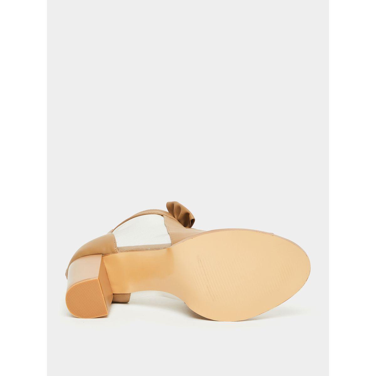 Styli Bow Embellished Block Heel Sandals-women-shoes-heels-image-7