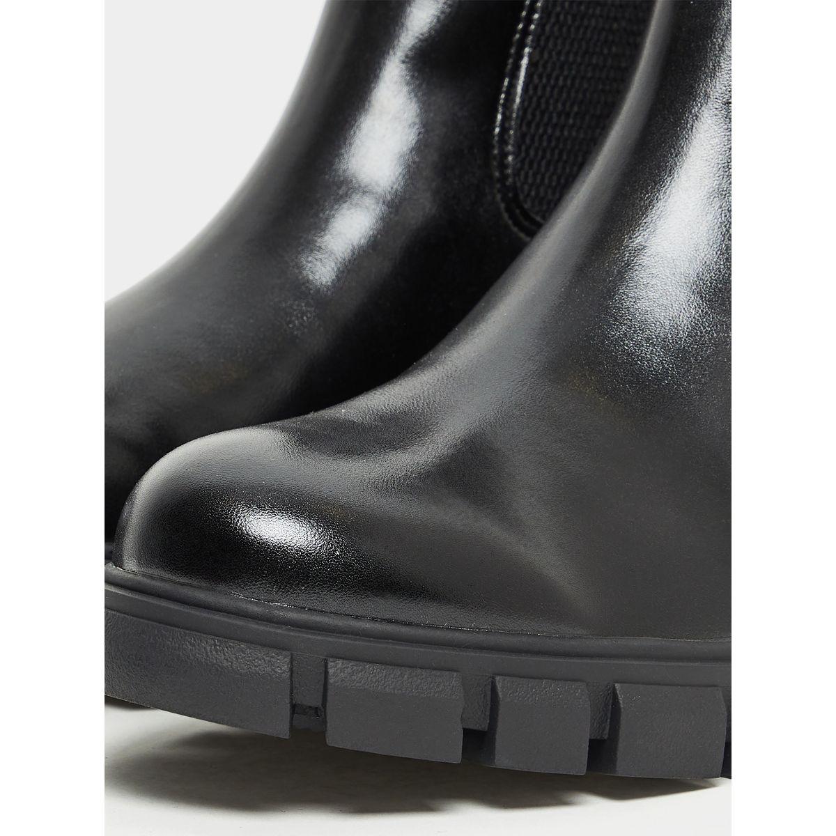 Styli Block Heel Ankle Length Chelsea Boots-women-shoes-boots-image-5