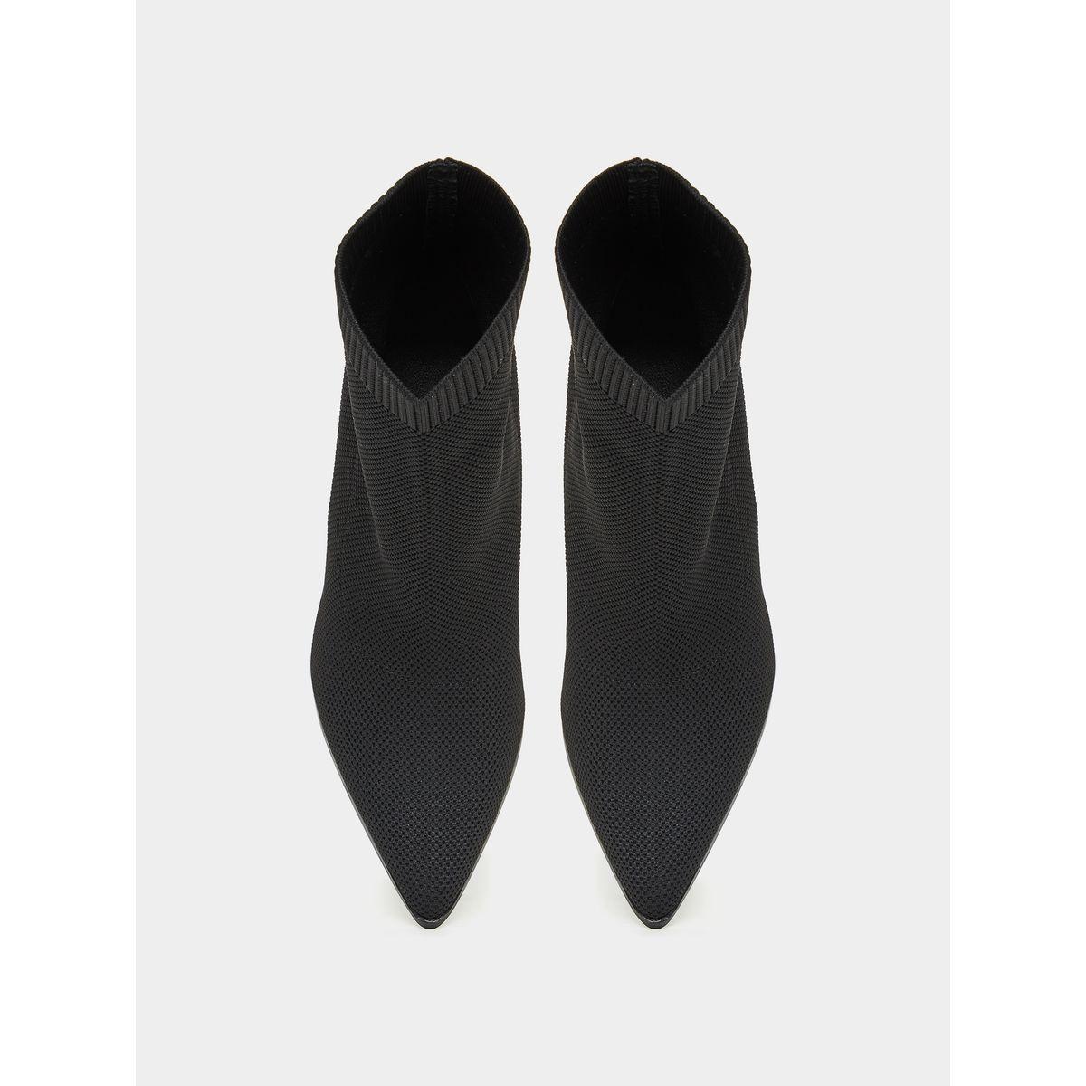 Styli Pointed Toe Ankle Length Heeled Boots-women-shoes-boots-image-5
