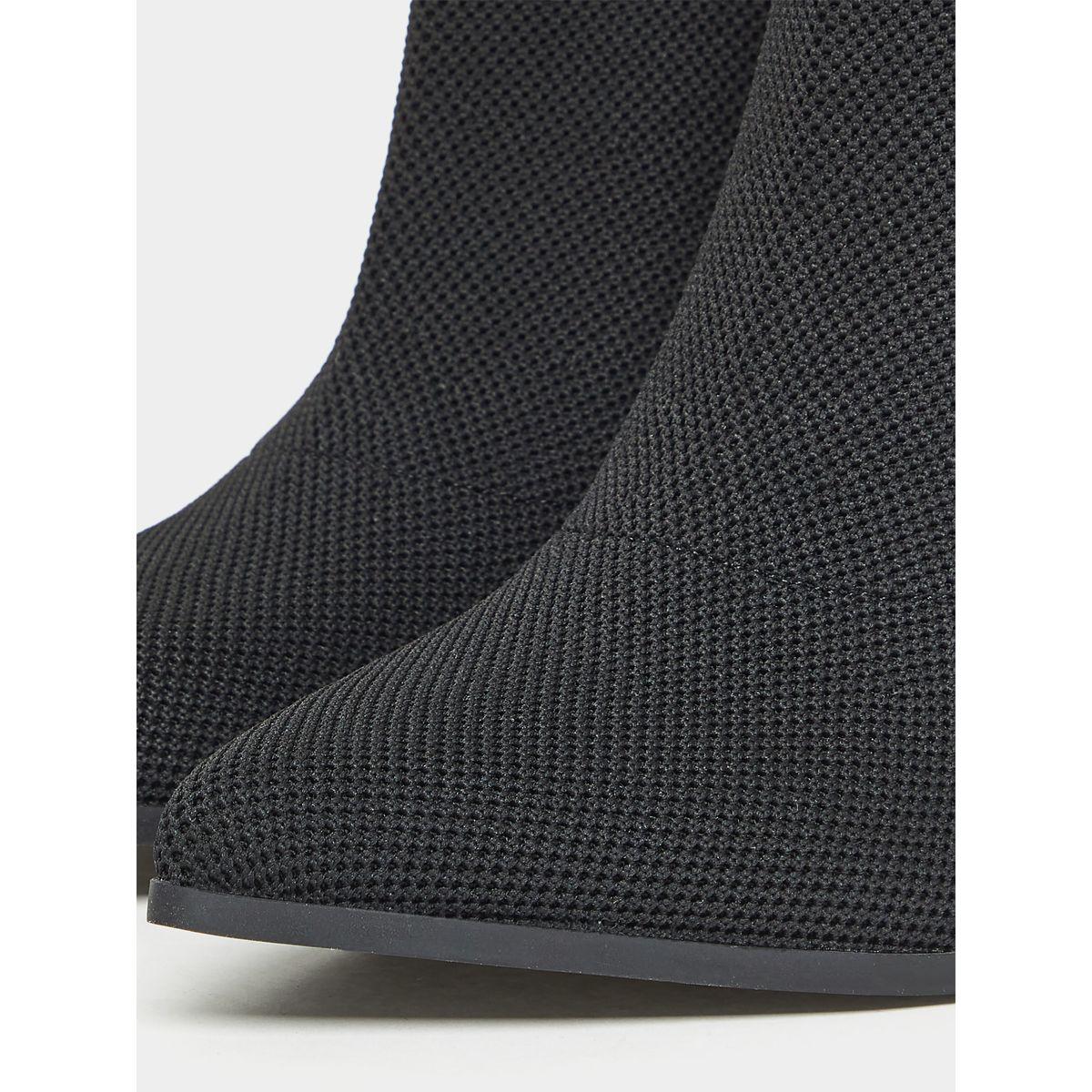 Styli Pointed Toe Ankle Length Heeled Boots-women-shoes-boots-image-6