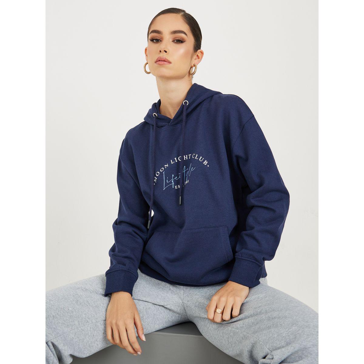 Styli Regular Fit Regular Length Embroidered Slogan Hoodie-women-winterwear-hoodiesandsweatshirts-hoodies-image-1