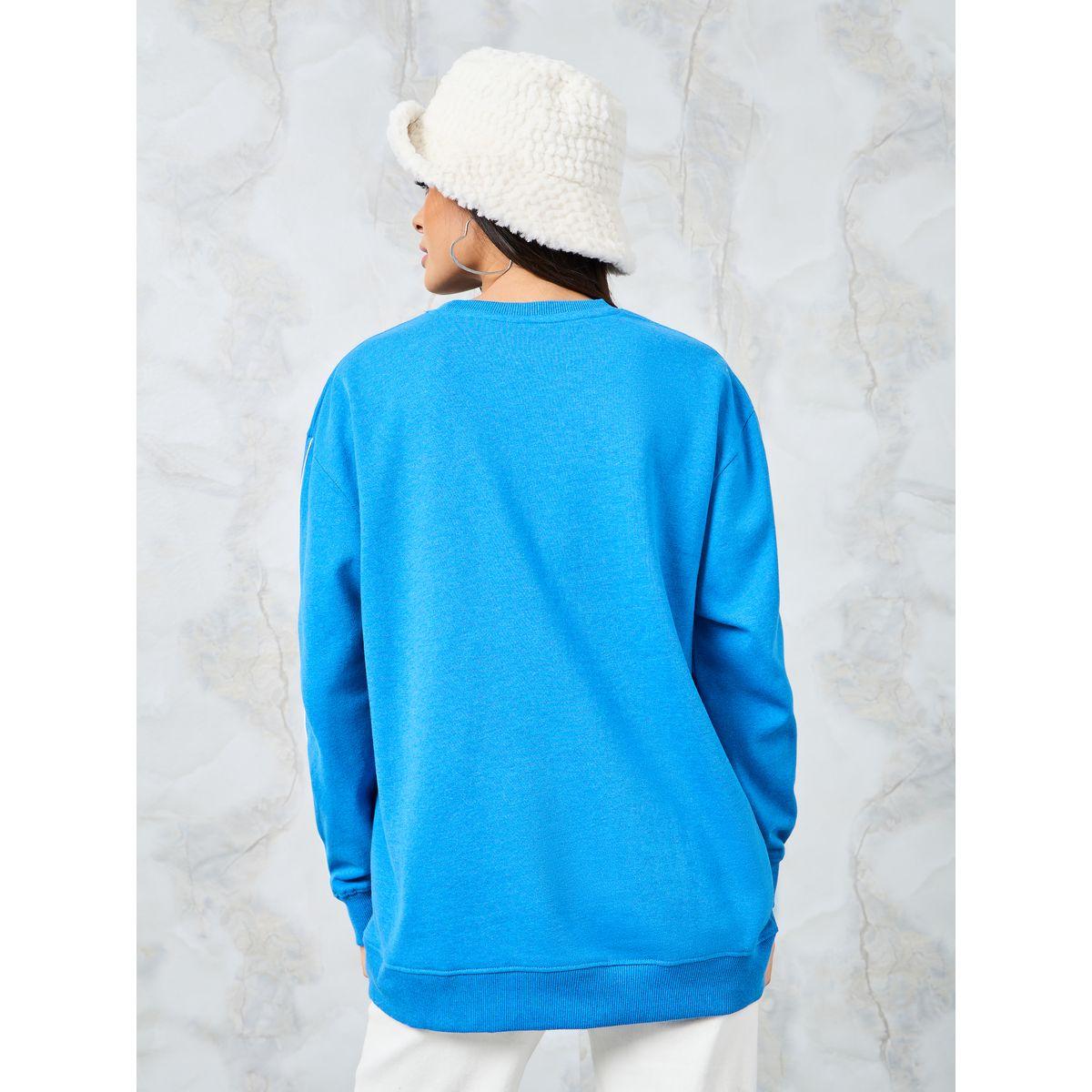 Styli Regular Fit Longline Slogan Print Sweatshirt-women-winterwear-hoodiesandsweatshirts-sweatshirts-image-5