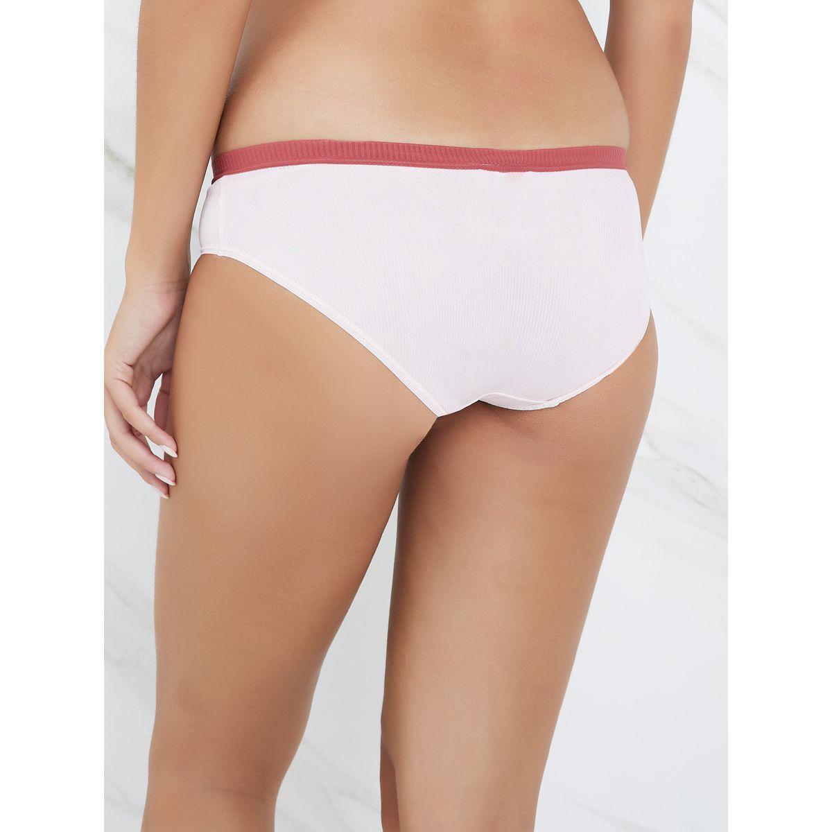 Styli Pack of 3 - Smiles Contrast Waist Cotton Rib Shorts-women-clothing-lingerie-panties-image-5