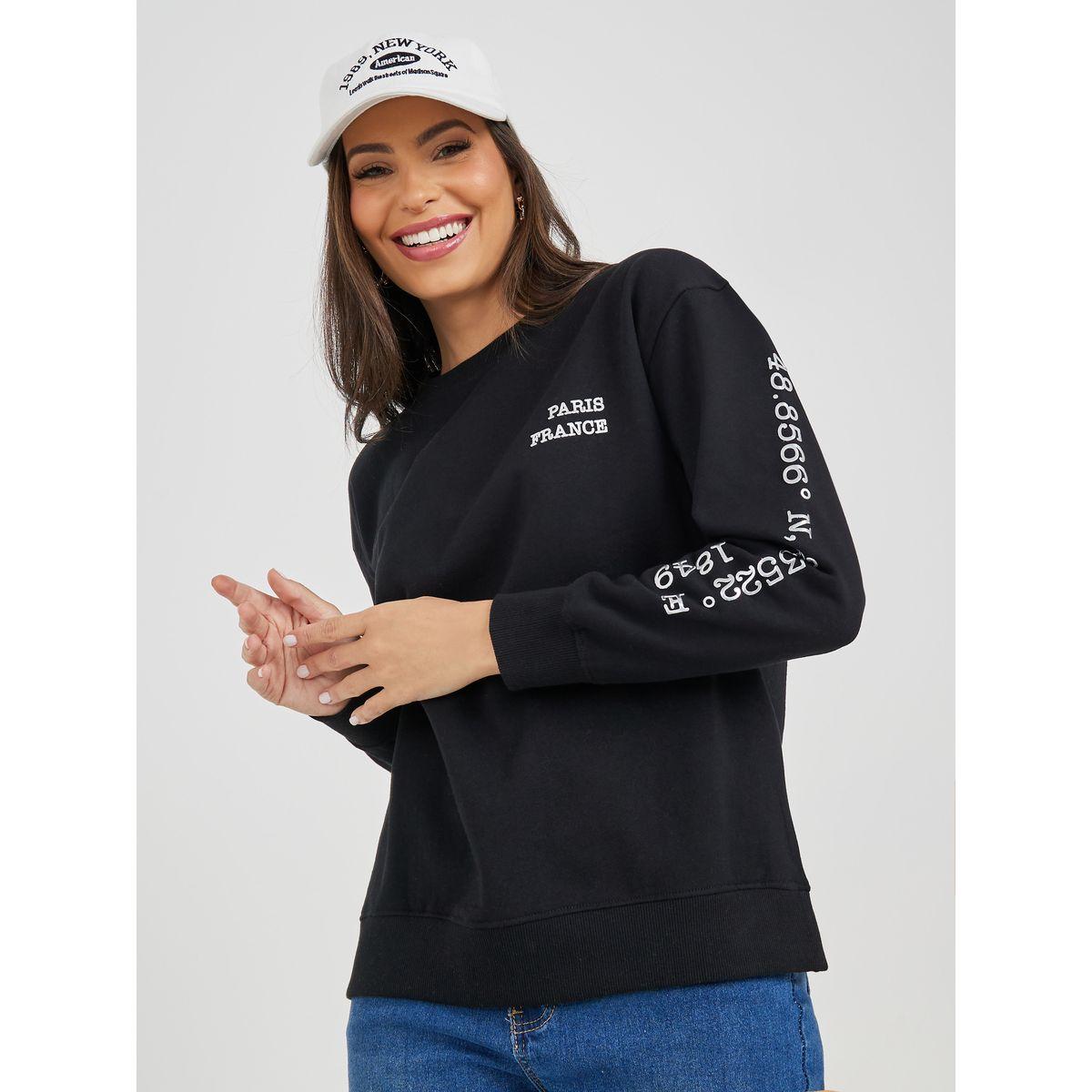 Styli Regular Fit HD Foil Print Slogan Sweatshirt-women-winterwear-hoodiesandsweatshirts-sweatshirts-image-1