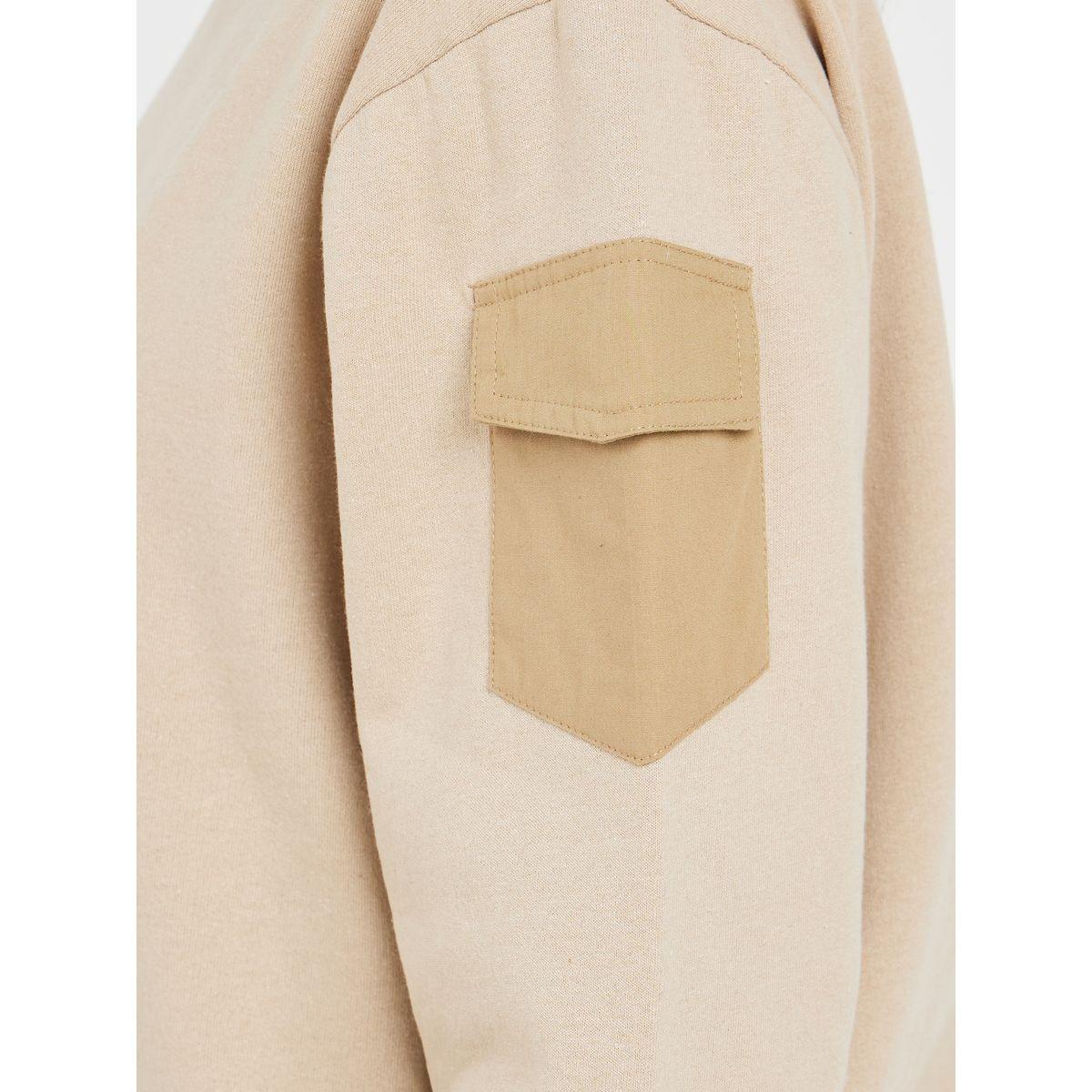 Styli Regular Fit Slogan Sweatshirt with Pocket Detail-women-winterwear-hoodiesandsweatshirts-sweatshirts-image-4