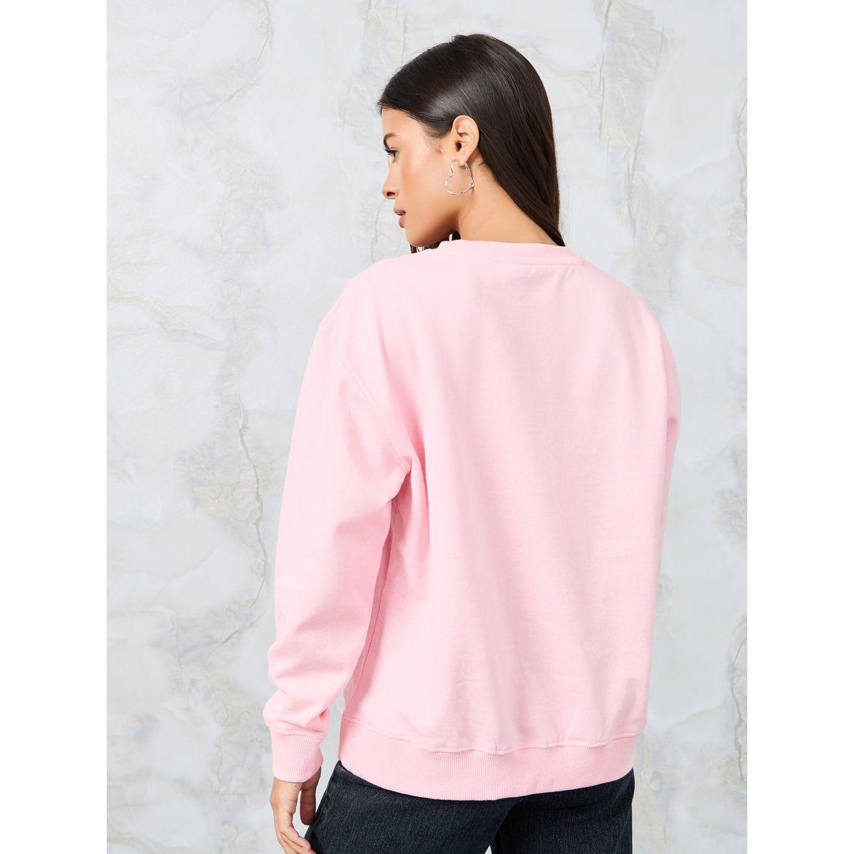 Styli Regular Fit Slogan Print Regular Length Sweatshirt-women-winterwear-hoodiesandsweatshirts-sweatshirts-image-4