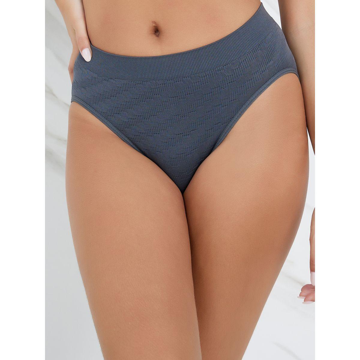 Styli Pack of 4 - Textured Seamless Bikini-women-clothing-lingerie-panties-image-6