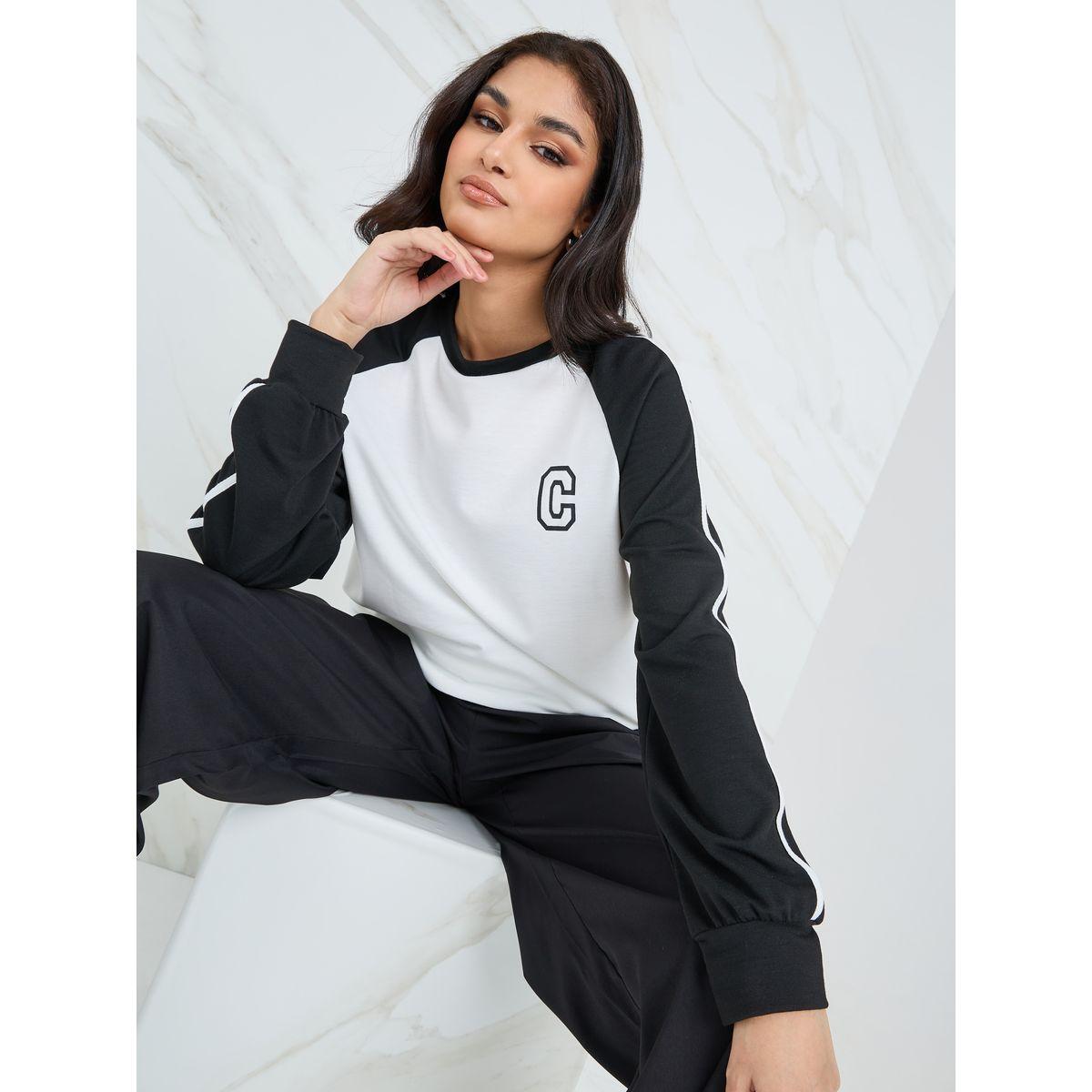 تيشيرت واسع بأكمام ريجلان-women-clothing-tshirts-image-1