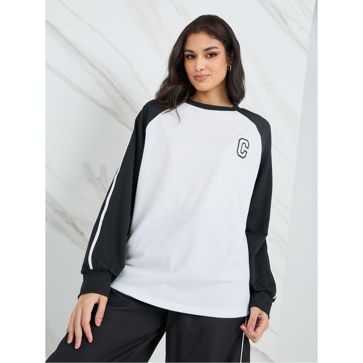 تيشيرت واسع بأكمام ريجلان-women-clothing-tshirts-image-3