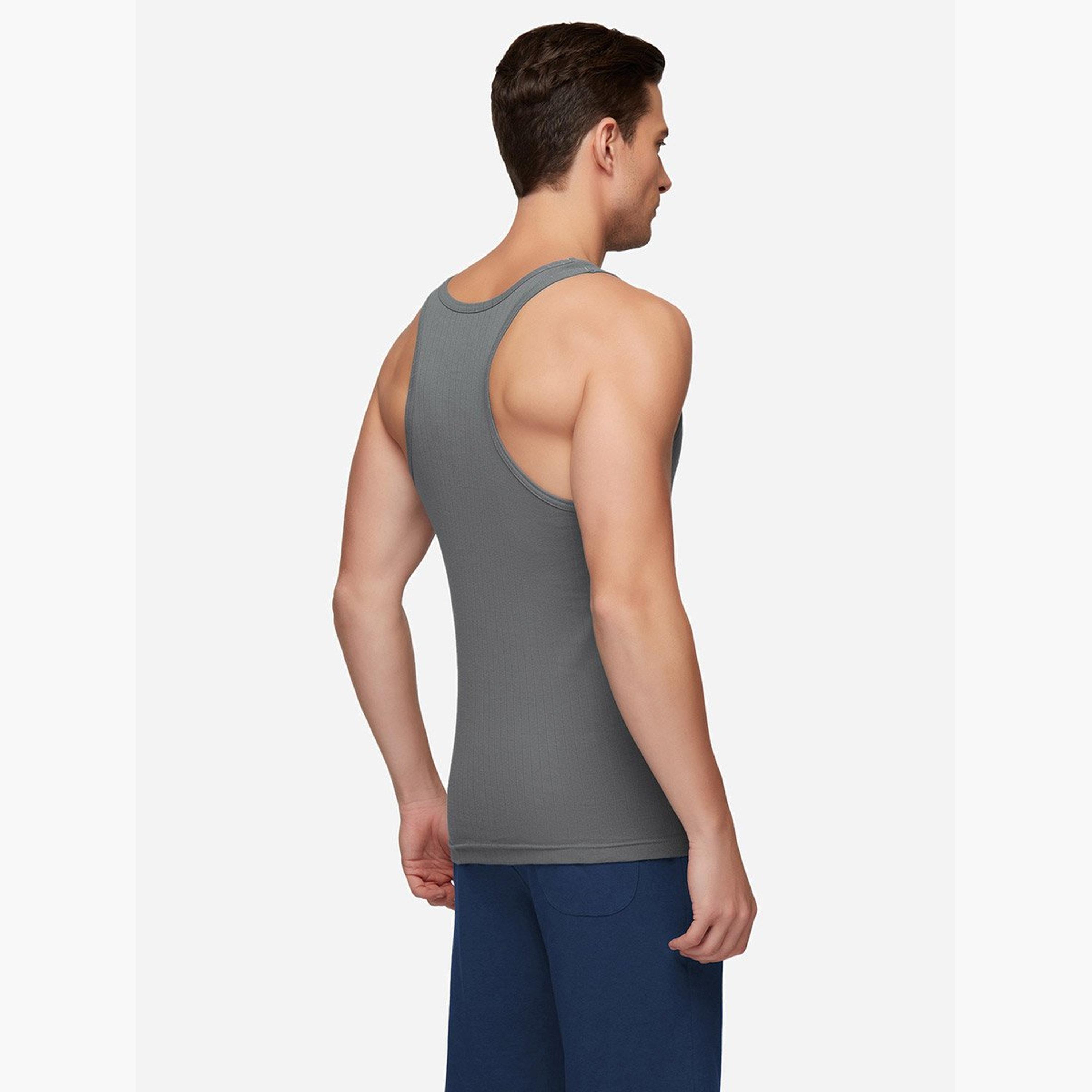 ستايلي - سترة بدون أكمام من القطن والمودال-men-clothing-innerwear-vests-image-2