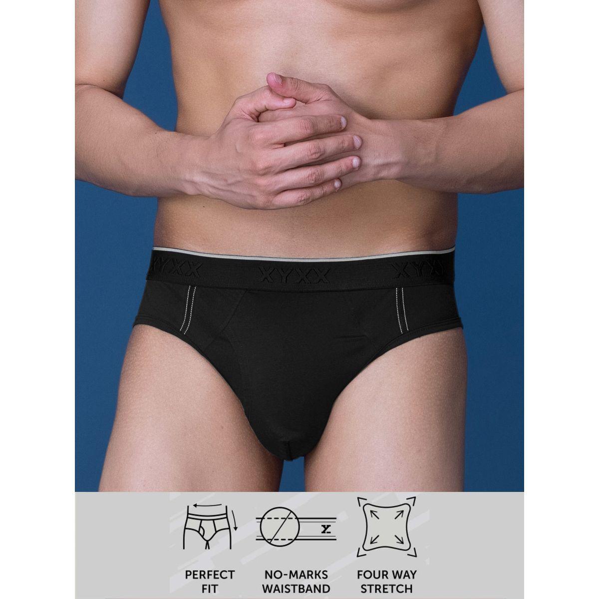 XYXX X Styli Cotton Stretch Brief with Branded Elastic-men-clothing-innerwear-underwear-image-1