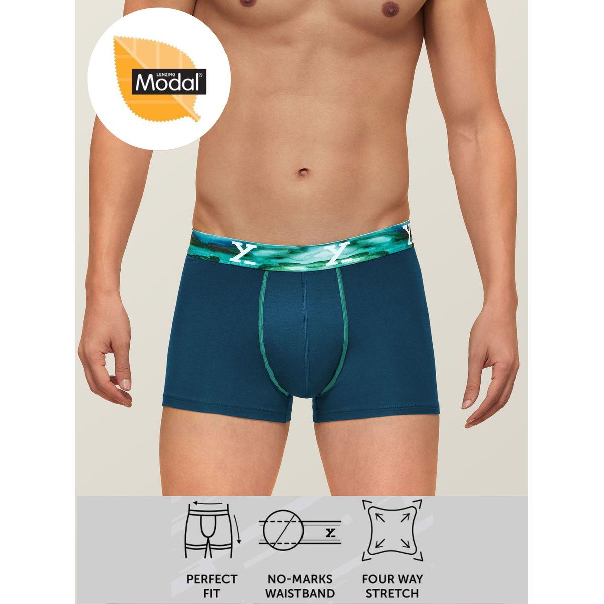 XYXX X Styli Modal Stretch Trunkswith Printed Branded Elastic-men-clothing-innerwear-underwear-image-1