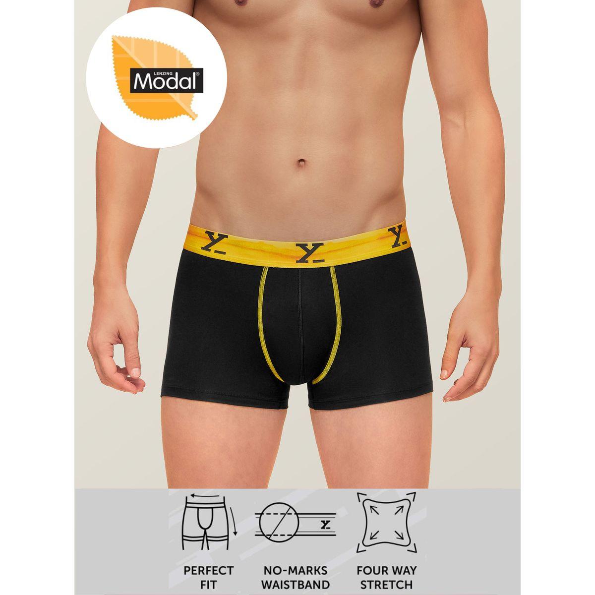 XYXX X Styli Modal Stretch Trunks with Printed Branded Elastic-men-clothing-innerwear-underwear-image-1
