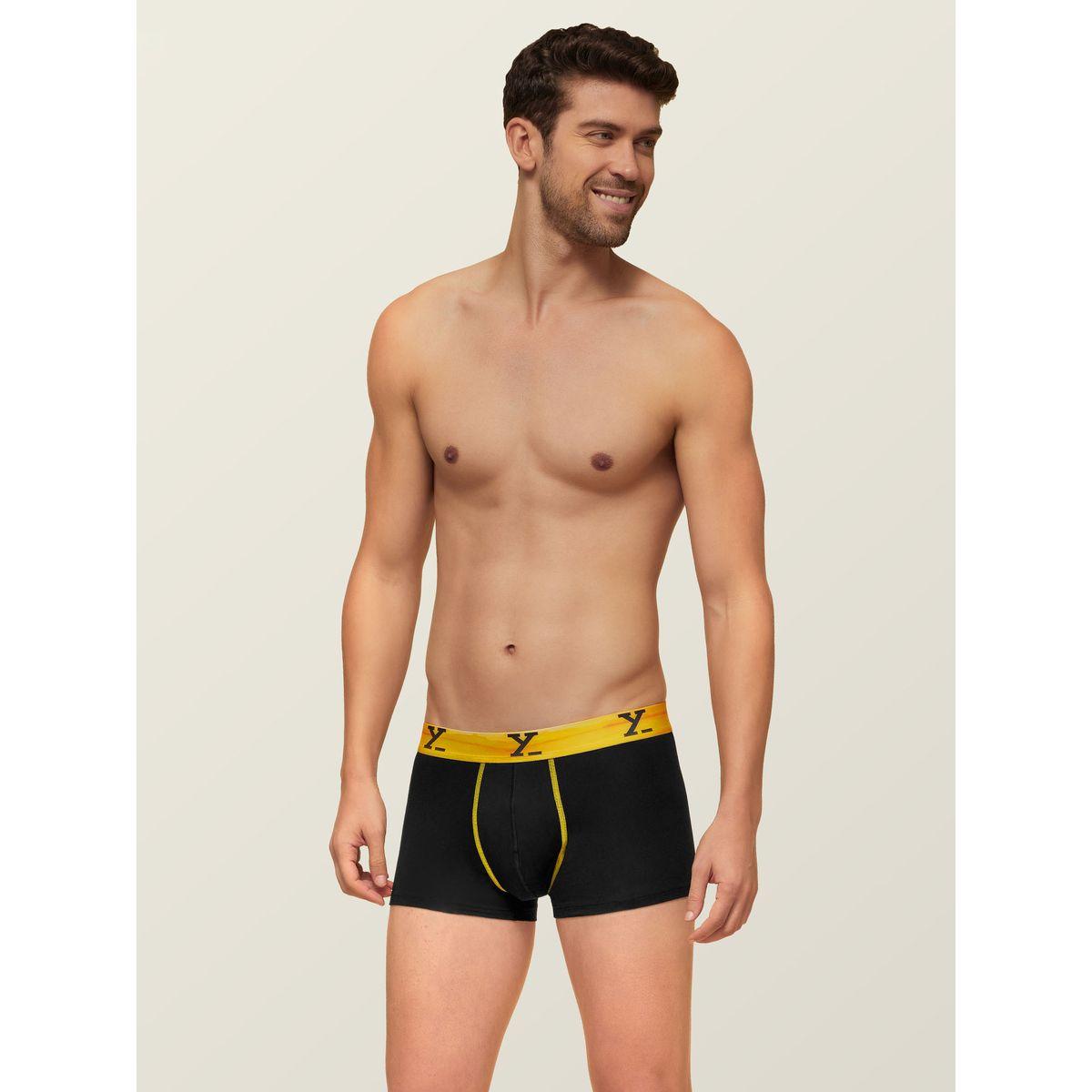 XYXX X Styli Modal Stretch Trunks with Printed Branded Elastic-men-clothing-innerwear-underwear-image-4