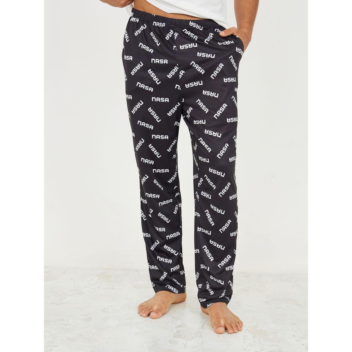 Styli Unwind NASA Graphic T-Shirt & AOP Pyjama Set-men-clothing-nightwear-sets-image-4