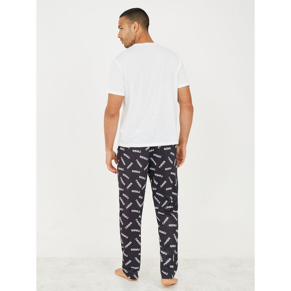 Styli Unwind NASA Graphic T-Shirt & AOP Pyjama Set-men-clothing-nightwear-sets-image-5