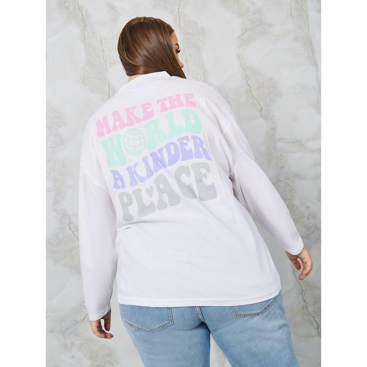 تيشيرت واسع بياقة عالية-women-clothing-tshirts-image-4