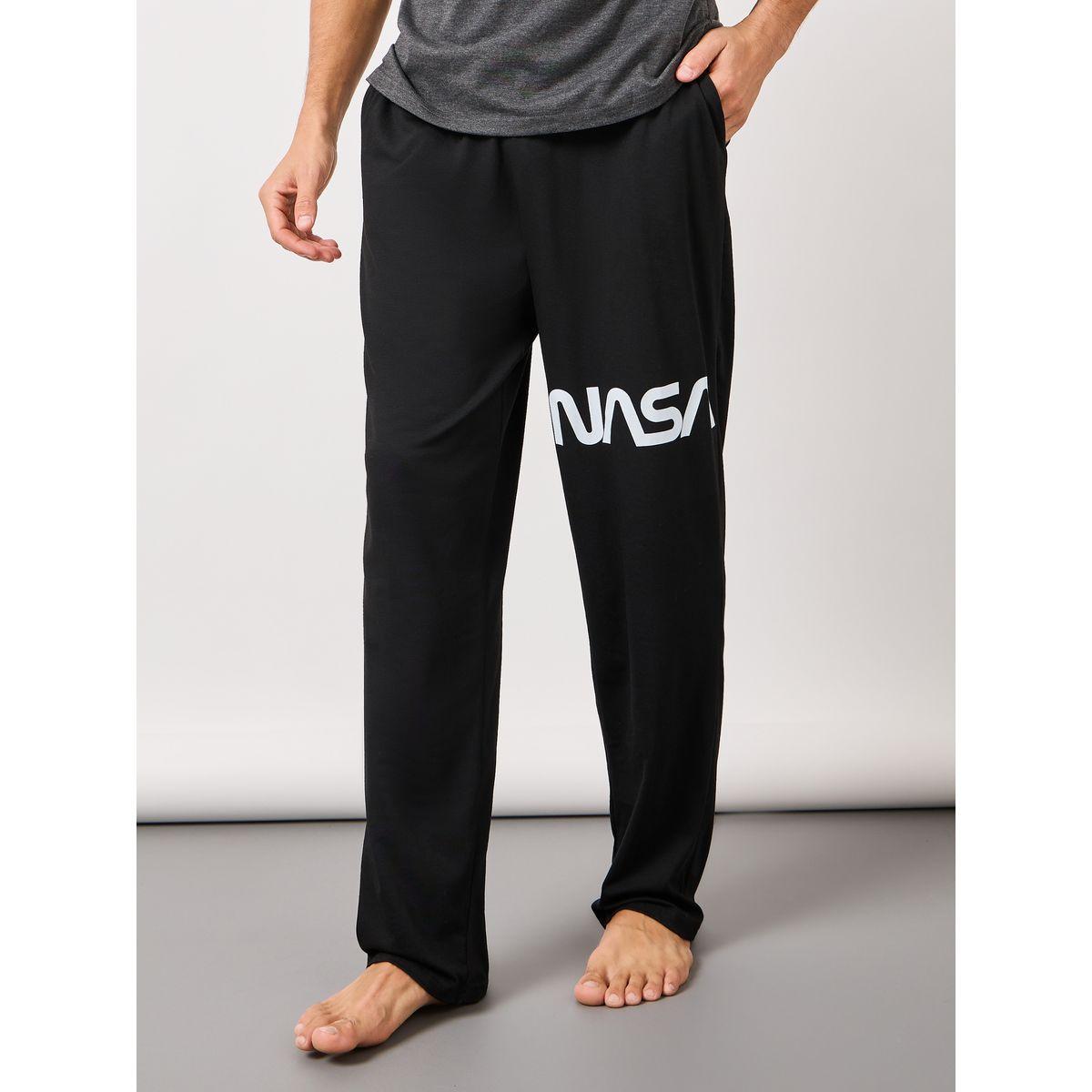Styli Unwind NASA Graphic Print T-Shirt & Straight Pyjama Set-men-clothing-nightwear-sets-image-3