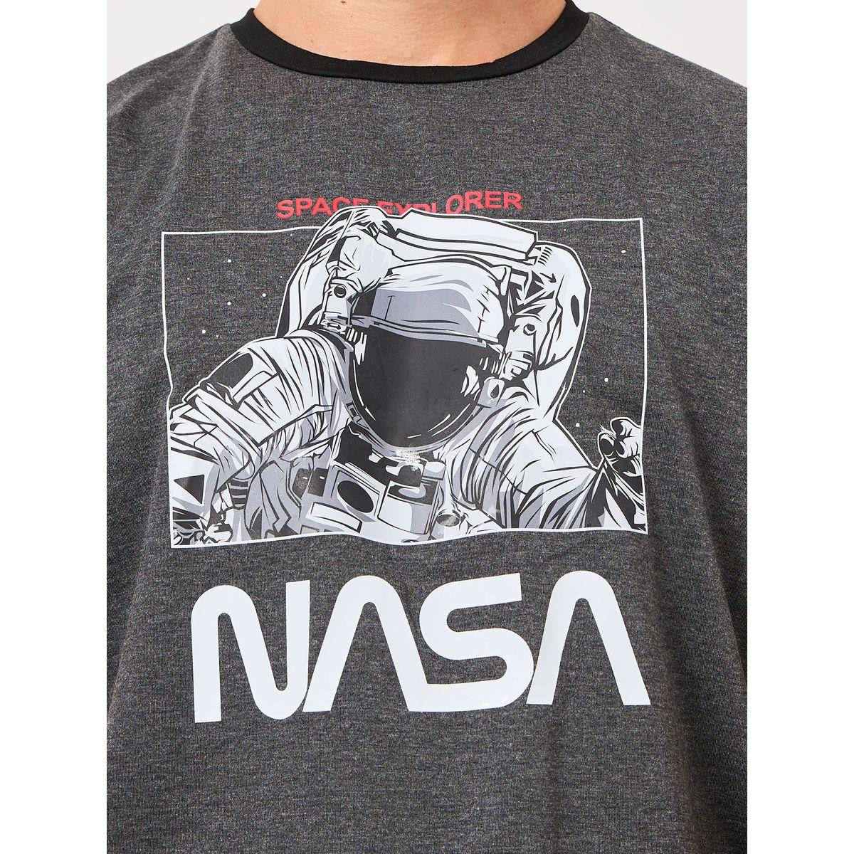Styli Unwind NASA Graphic Print T-Shirt & Straight Pyjama Set-men-clothing-nightwear-sets-image-5