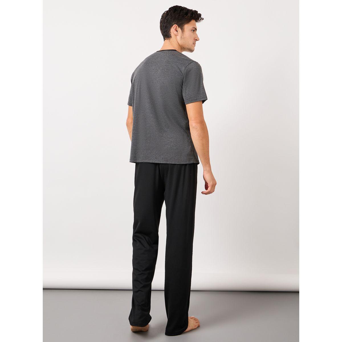 Styli Unwind NASA Graphic Print T-Shirt & Straight Pyjama Set-men-clothing-nightwear-sets-image-6