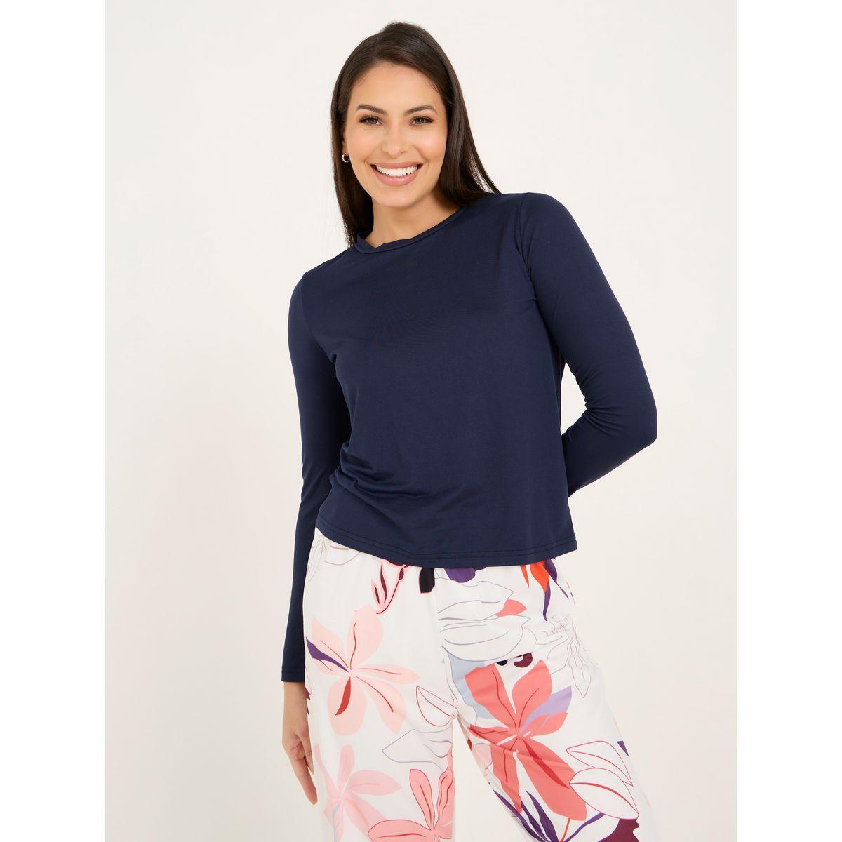 طقم بيجاما من ( تيشيرت + بنطال )-women-clothing-nightwear-pyjamas-longsets-image-2